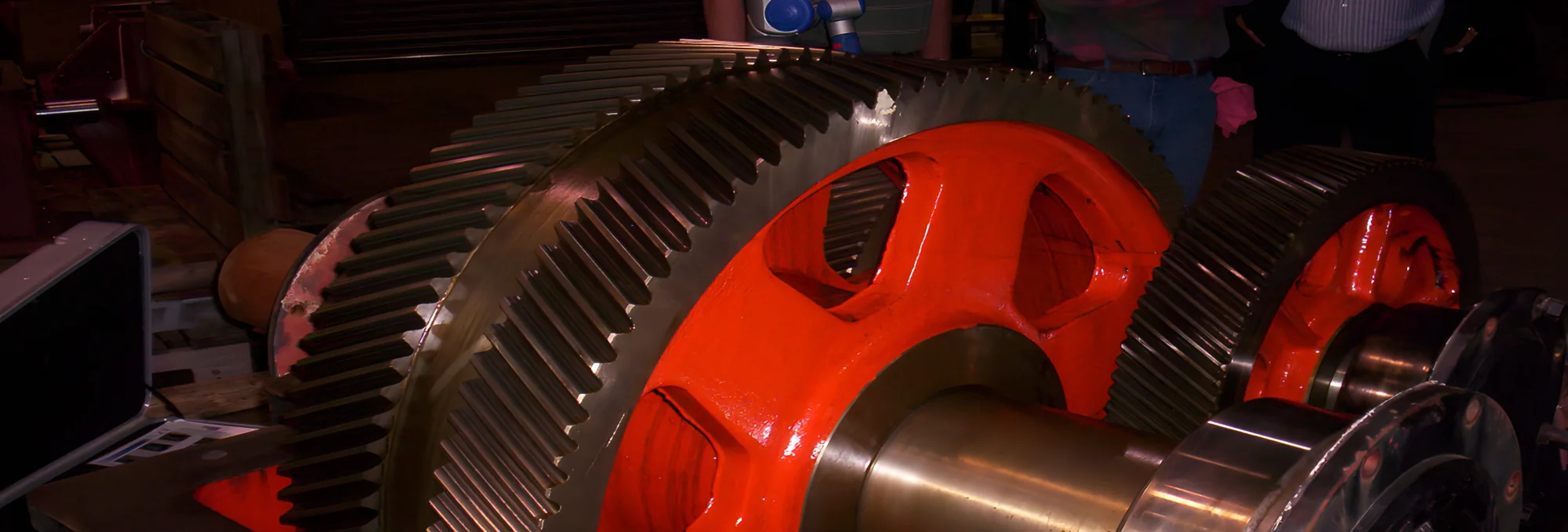 Gear reducer gears in the ULT shop